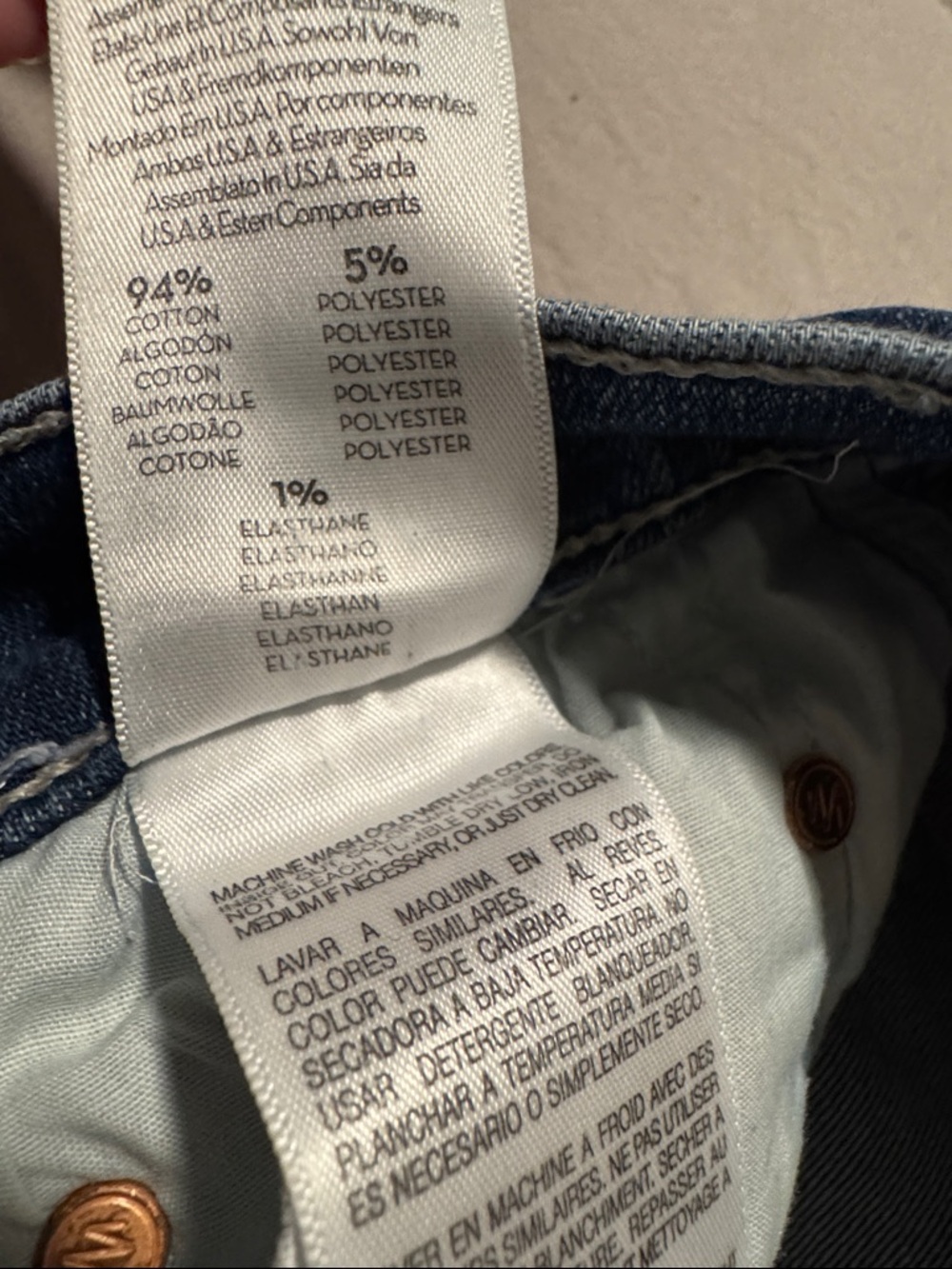 Mother Blue Jeans The Weekender Fray Bootcut-Size 29-Good Stretch - Picture 9 of 10